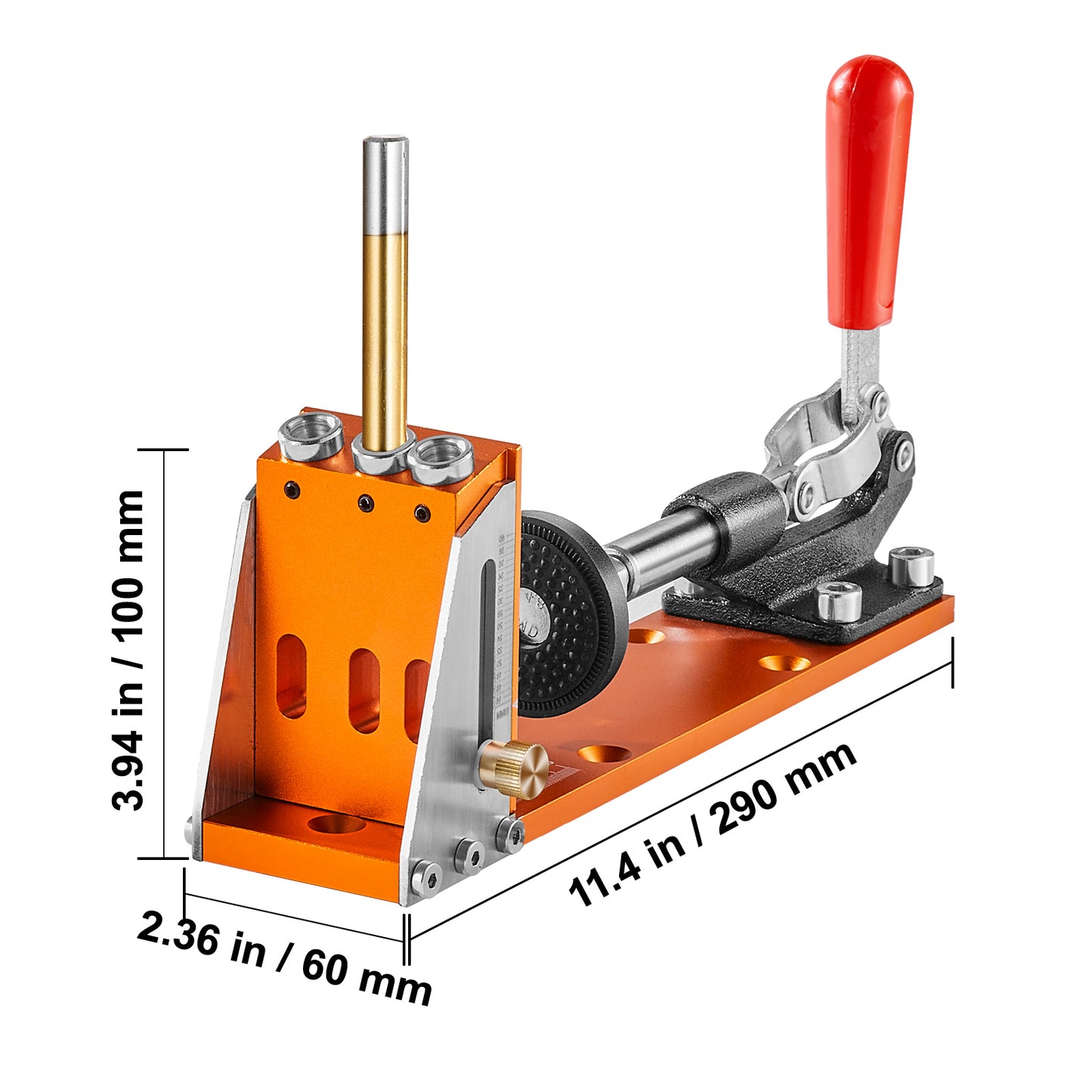 VEVOR Pocket Hole Jig Kit 30 Pcs Adjustable System For DIY