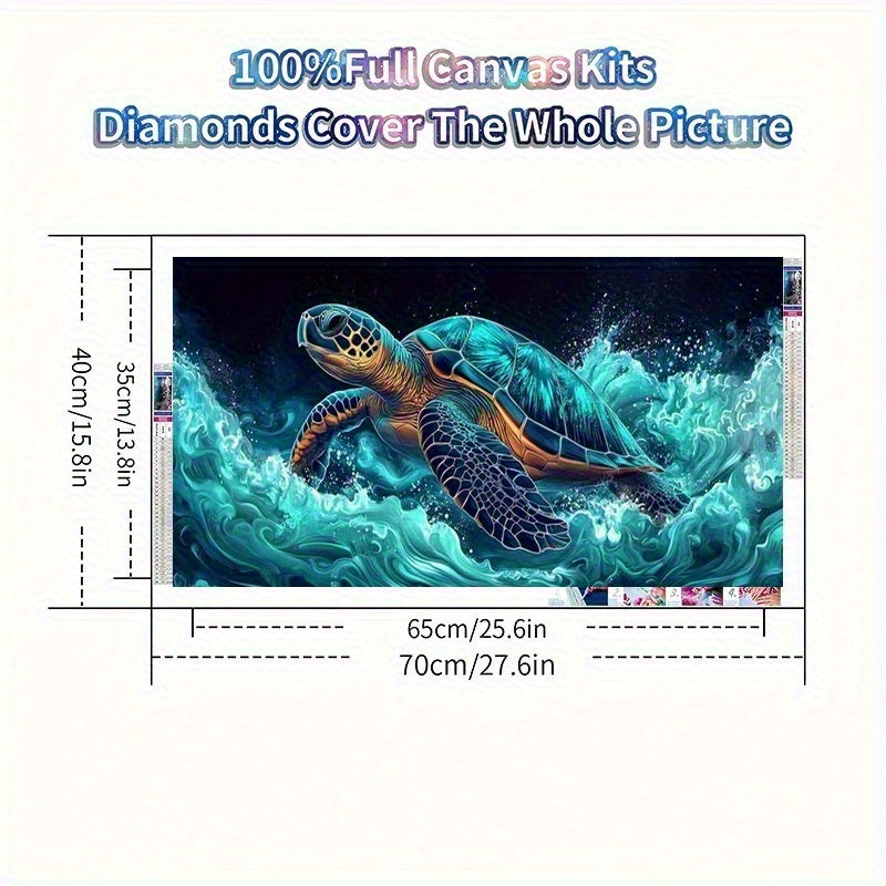Large 5D DIY Diamond Painting Turtle Pattern Home Decor Set