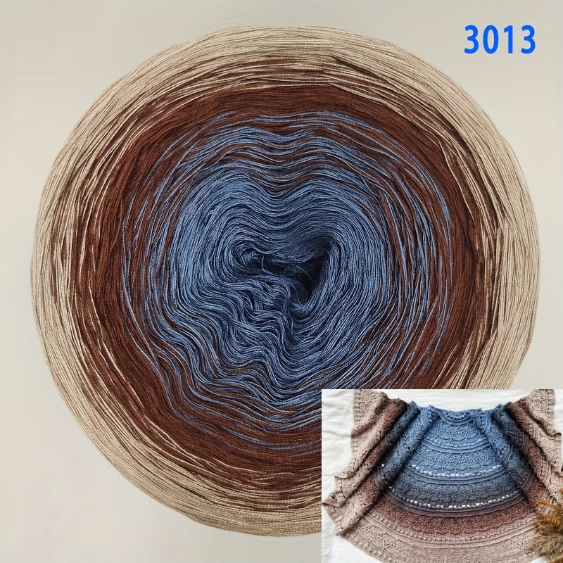 Hand Spun Gradient Cake Cotton Yarn Ombre 300g For Crochet