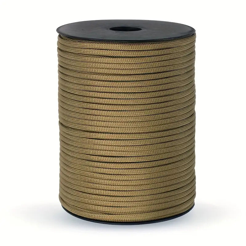 9 Core Heavy Duty Rope 4mm 1968 Inch Black Survival Cord