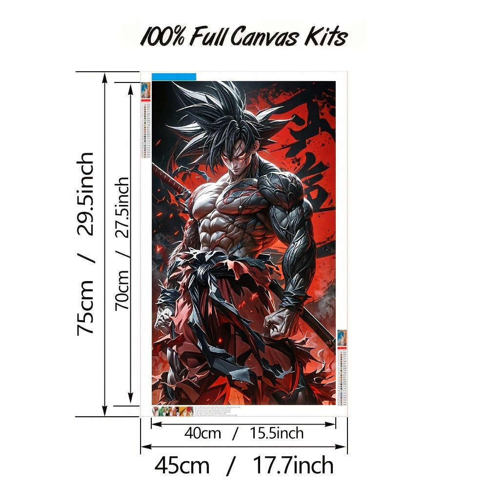 Anime Style 5D DIY Diamond Art Painting Kit with Rhinestones