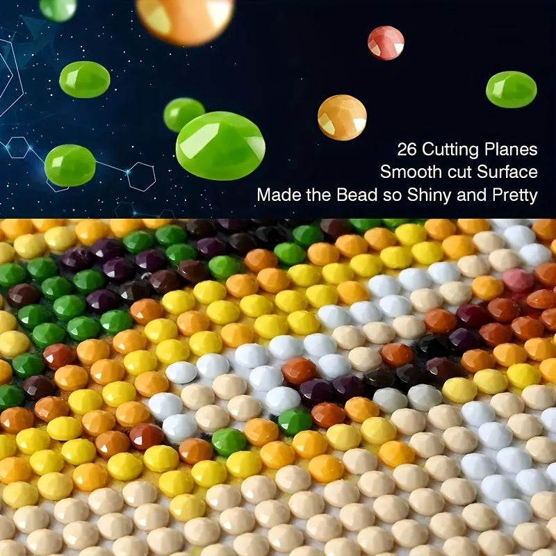 4Pcs Cute Little Girl Diamond Painting Kit Full Round 5D