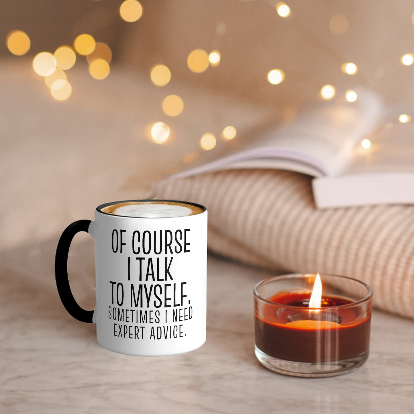 Of Course I Talk to Myself Coffee Mug Gift for Career Women