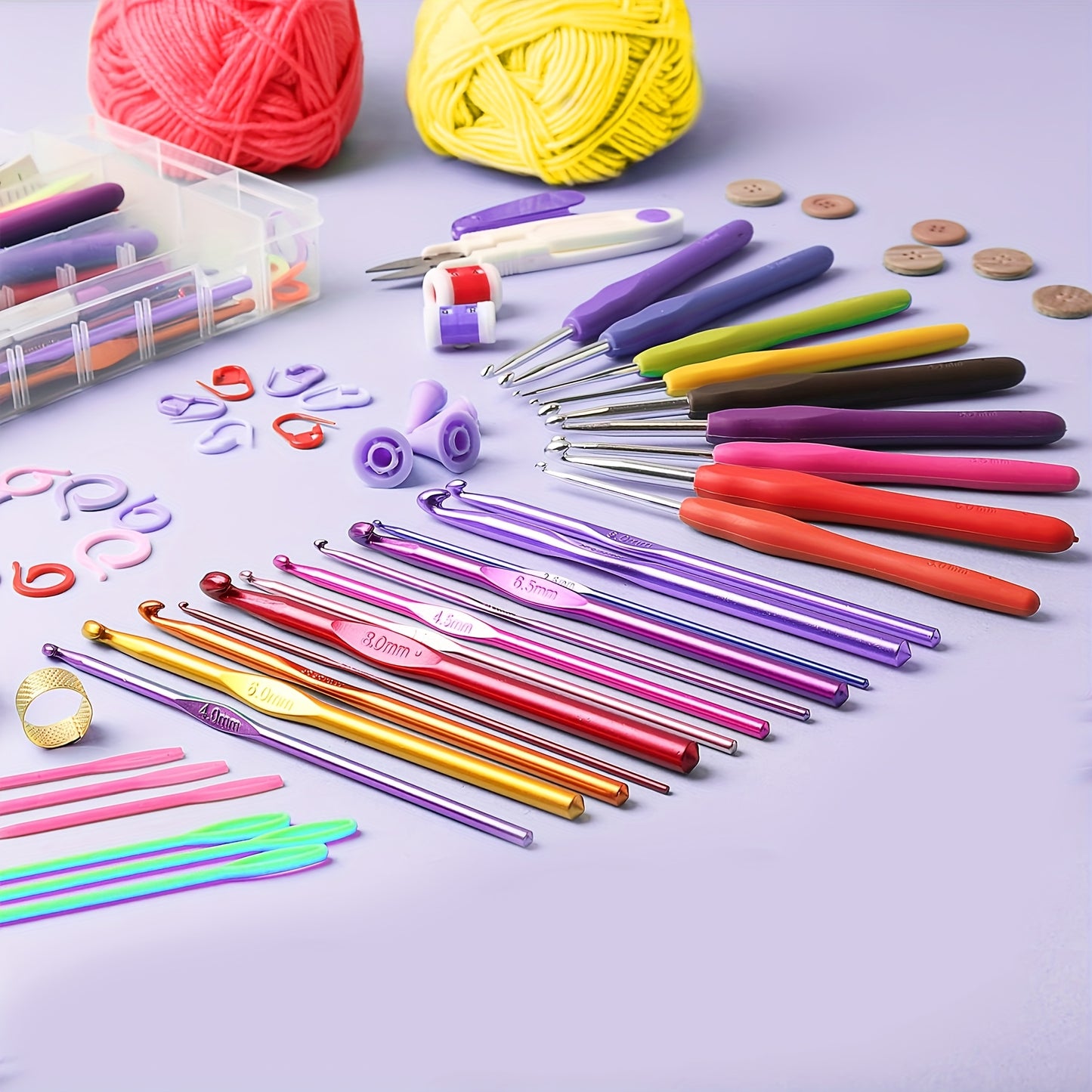 Complete Crochet Kit 73 Piece All In One Starter Bundle