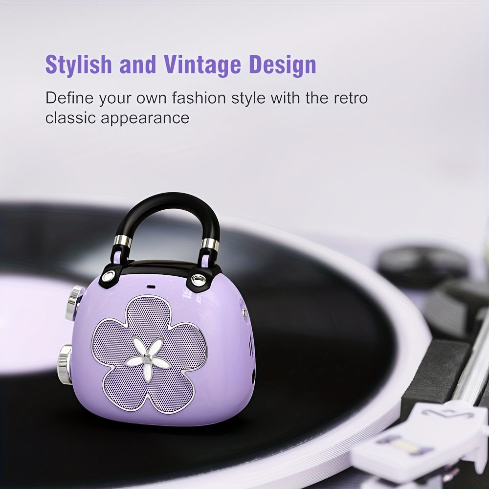 Mini Portable Wireless Speaker 5W Retro Style MP3 Gift Idea