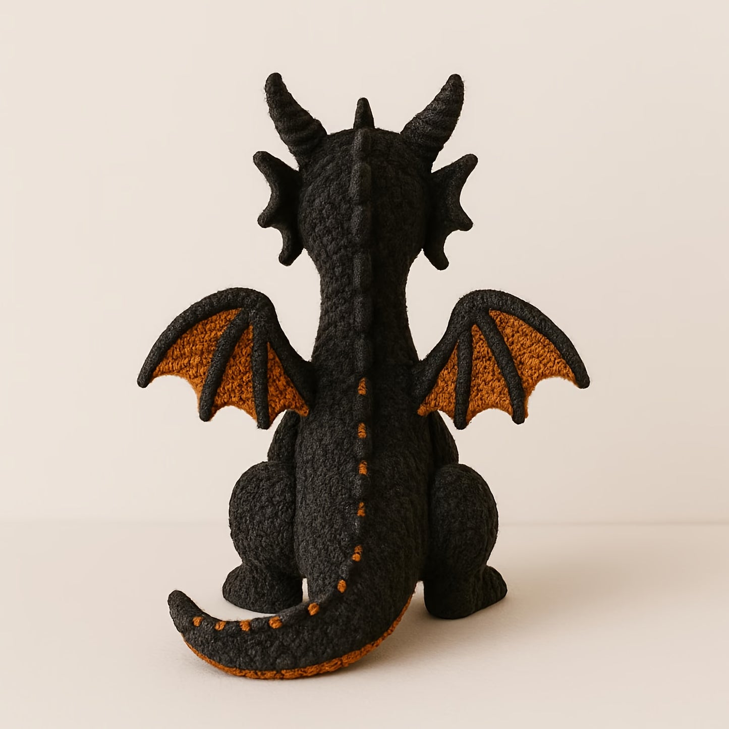 Evil Magmatic Dragon Crochet Kit With Hooks And Yarn