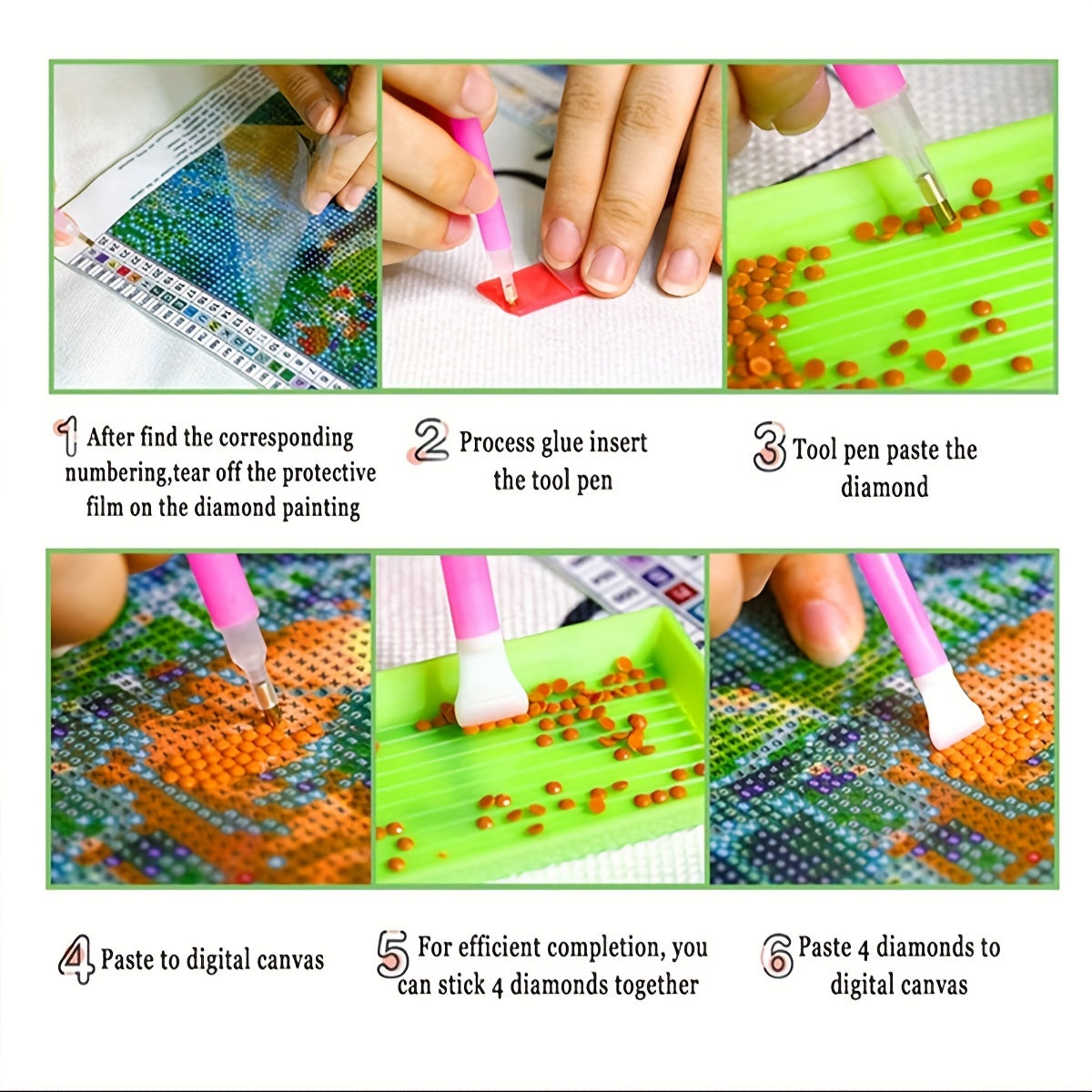 Autumn Lakeside Forest 5D Diamond Painting Kit Round Drill