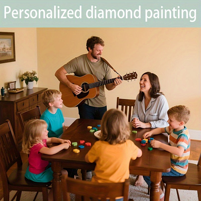 Custom 5D Round Diamond Painting Kits Personalized Photo Art