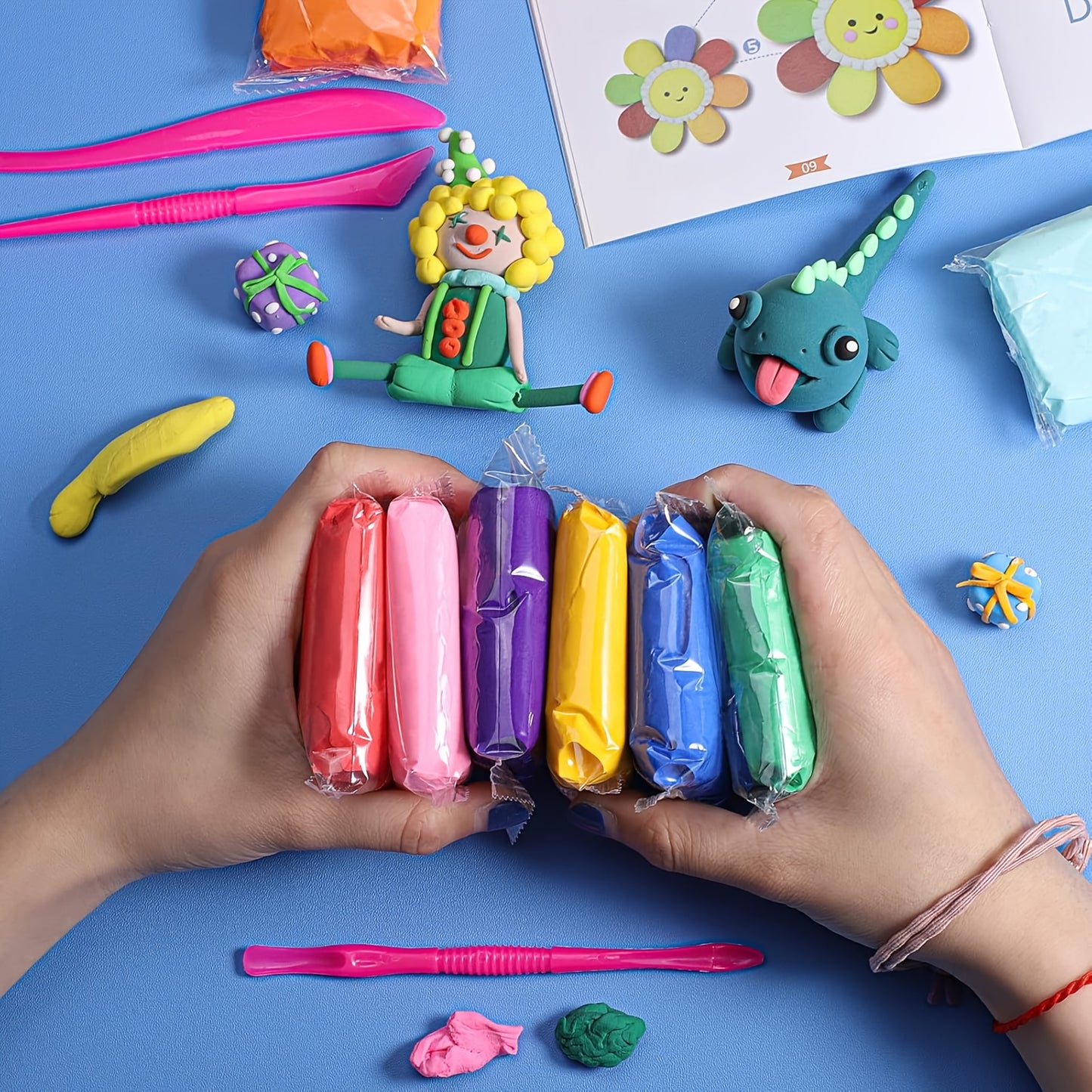 100 Colors Air Dry Clay Set With Tools For Kids Crafts
