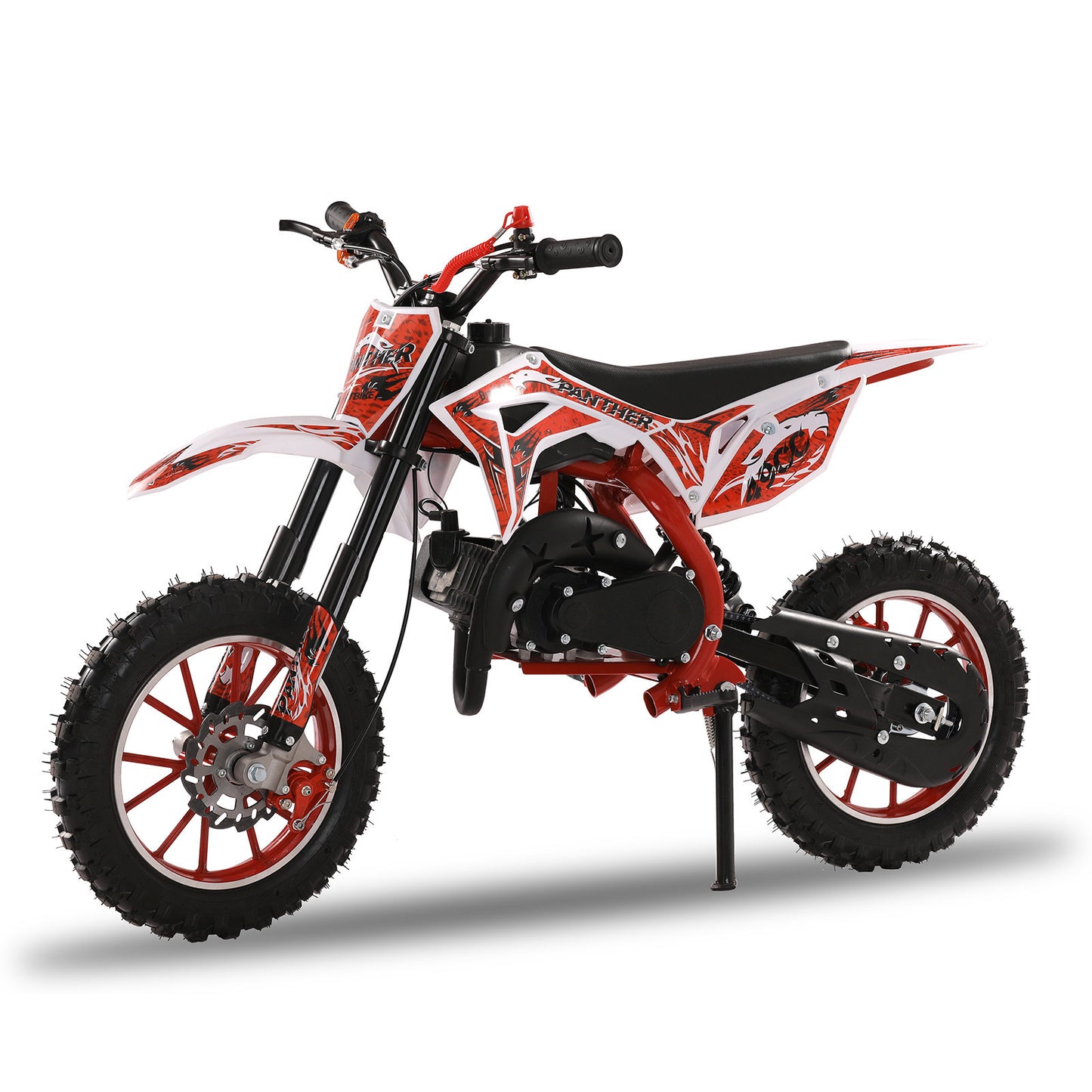 Gas-Powered Red 49cc 2-Stroke Kids Mini Motocross Bike