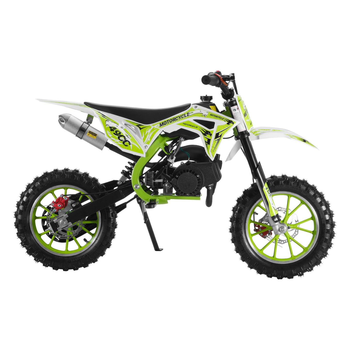 Gas-Powered Red 49cc 2-Stroke Kids Mini Motocross Bike