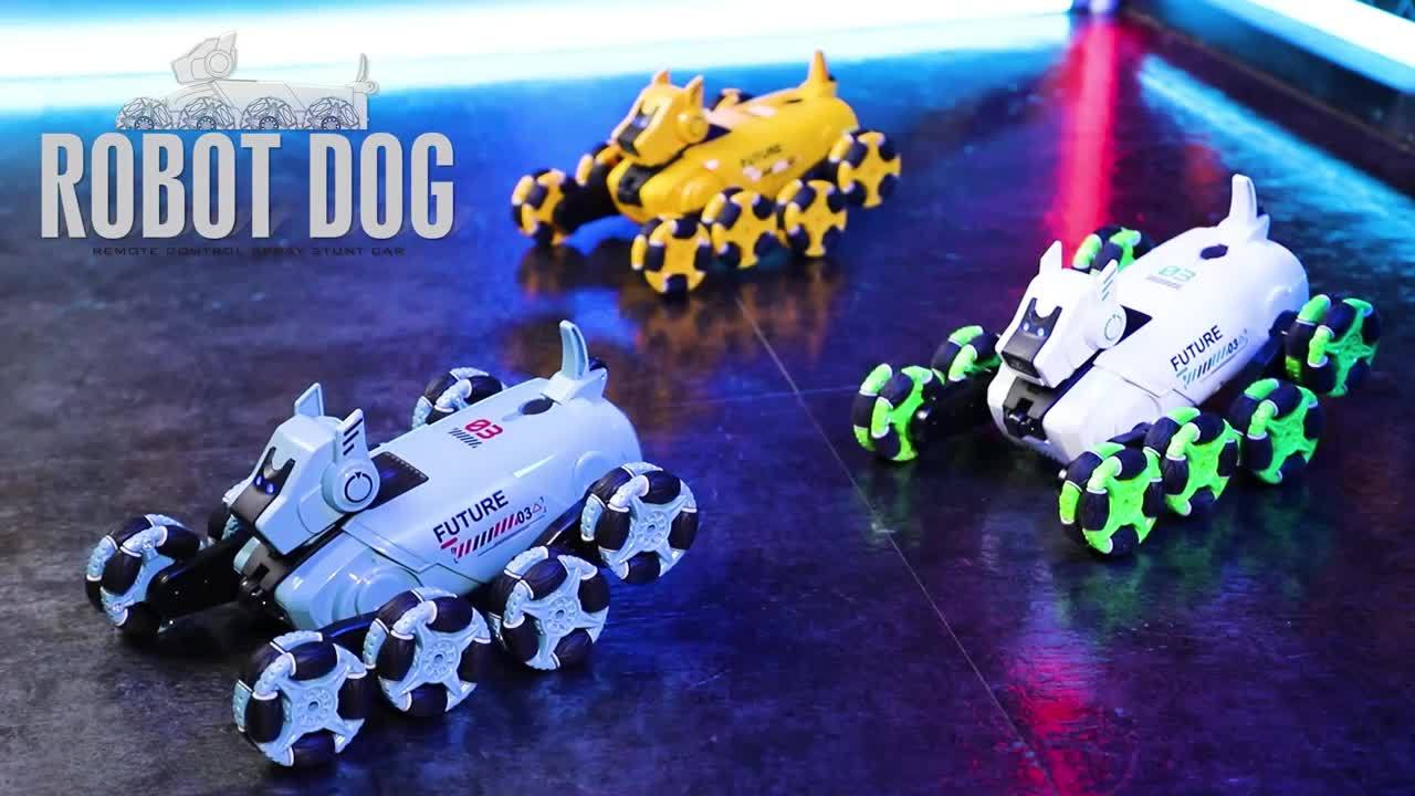 Gesture Sensing RC Car Robot Dog With Lights And Sounds
