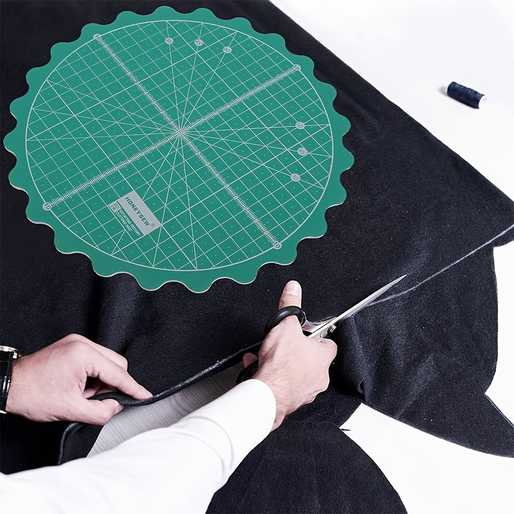Rotating Self-Healing Cutting Mat for Art and Quilting Crafts