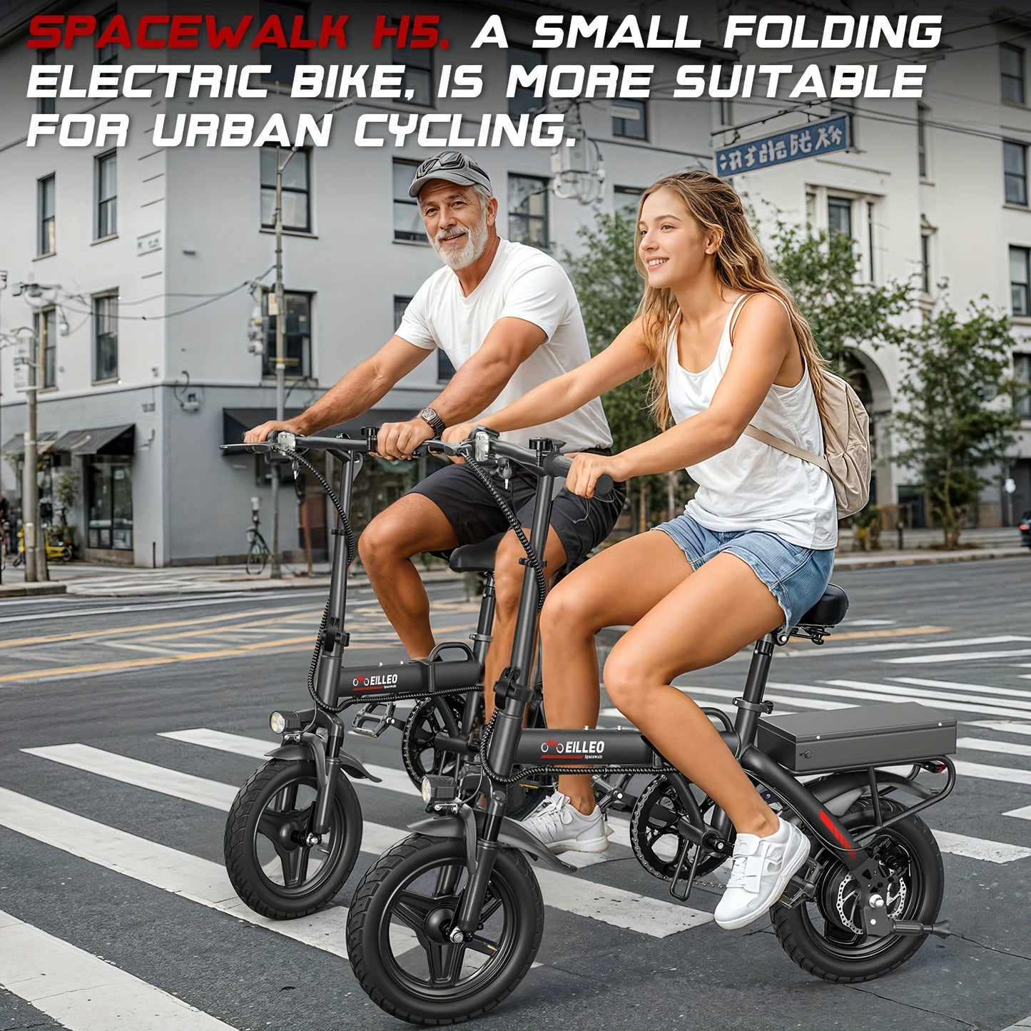 EILLEO 48V 500W Electric Scooter With Seat 20 Mile Range