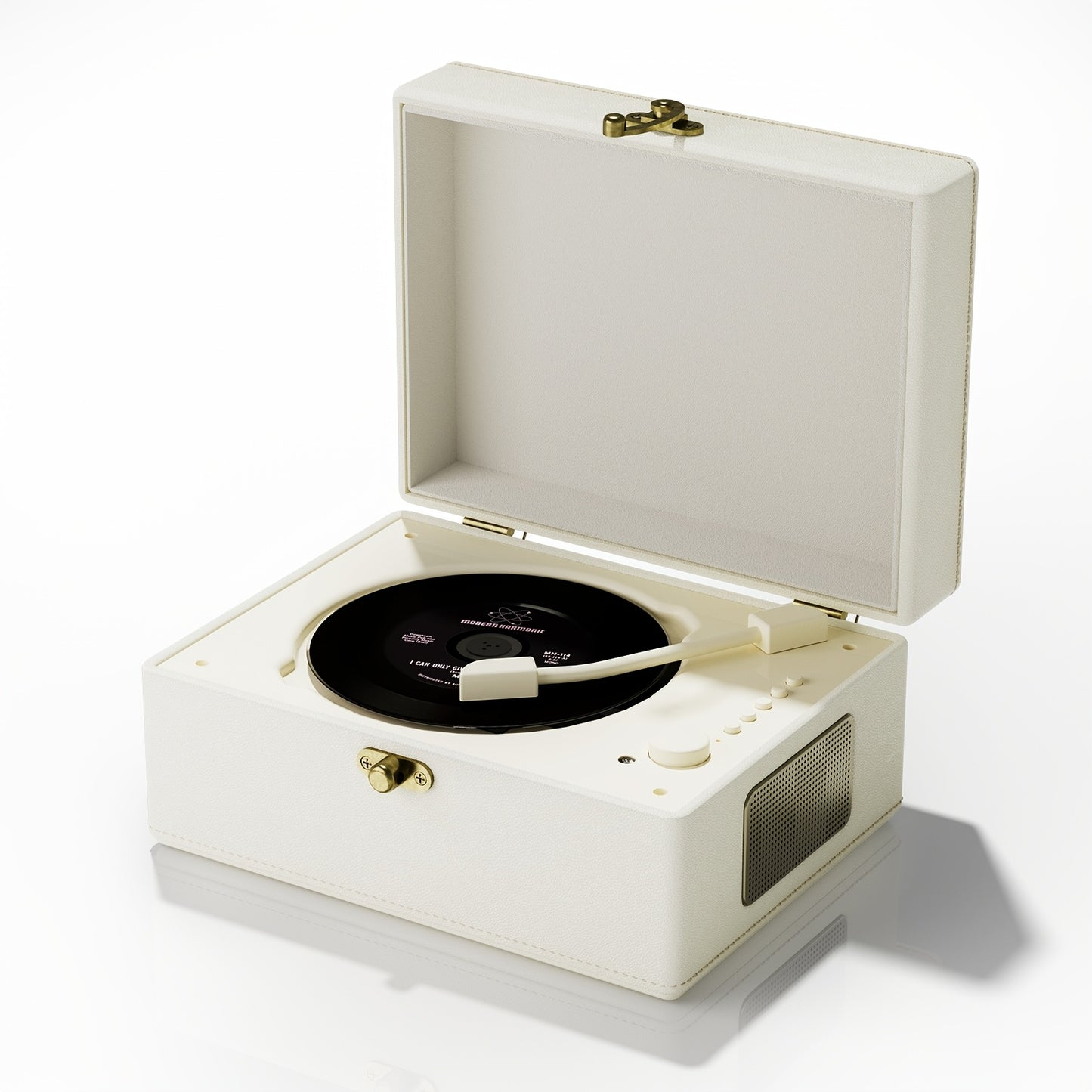 Yintiny Box Style CD Player With Built In Speakers Wireless
