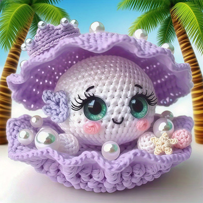 Complete Crochet Kit For Amigurumi Elf With Pre Made Yarn