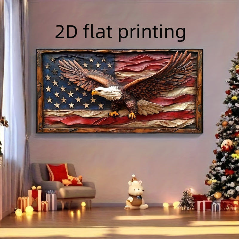 Patriotic Eagle Diamond Painting Kit 5D Canvas Wall Art