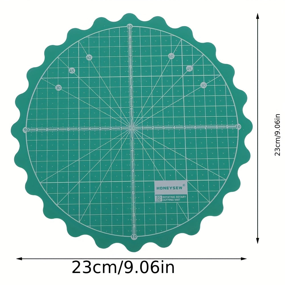 Rotating Self-Healing Cutting Mat for Art and Quilting Crafts