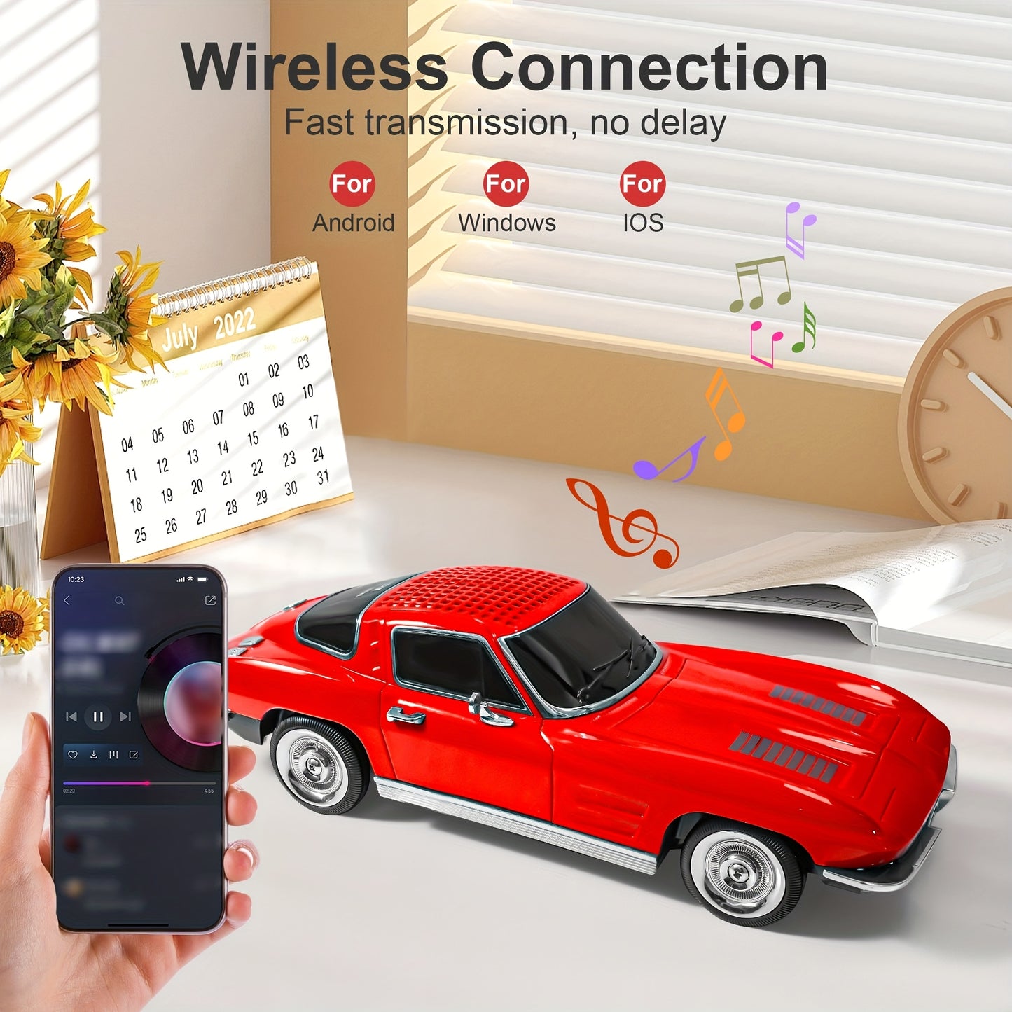 Newly Upgraded Portable Retro Wireless Speaker Five Colors