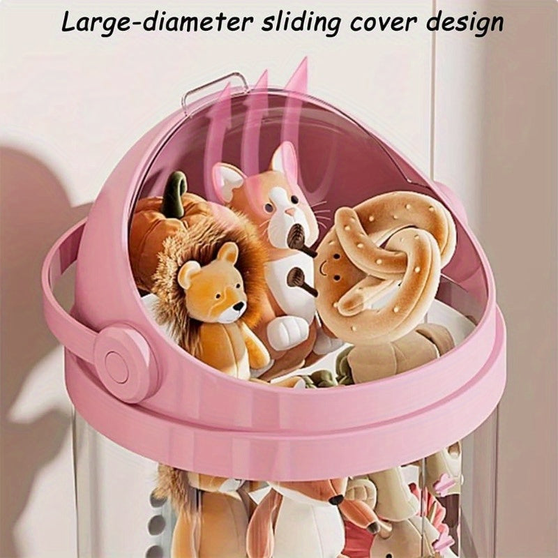 4-Tier Transparent Plastic Storage Organizer for Home