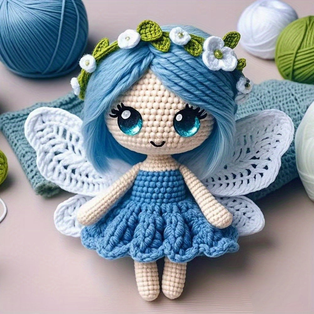 Butterfly Girl Crochet Doll Kit For Beginners Gift Set