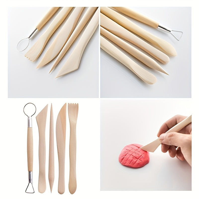 40 Piece Ceramic Tool Kit For Wood Carving And Pottery Art