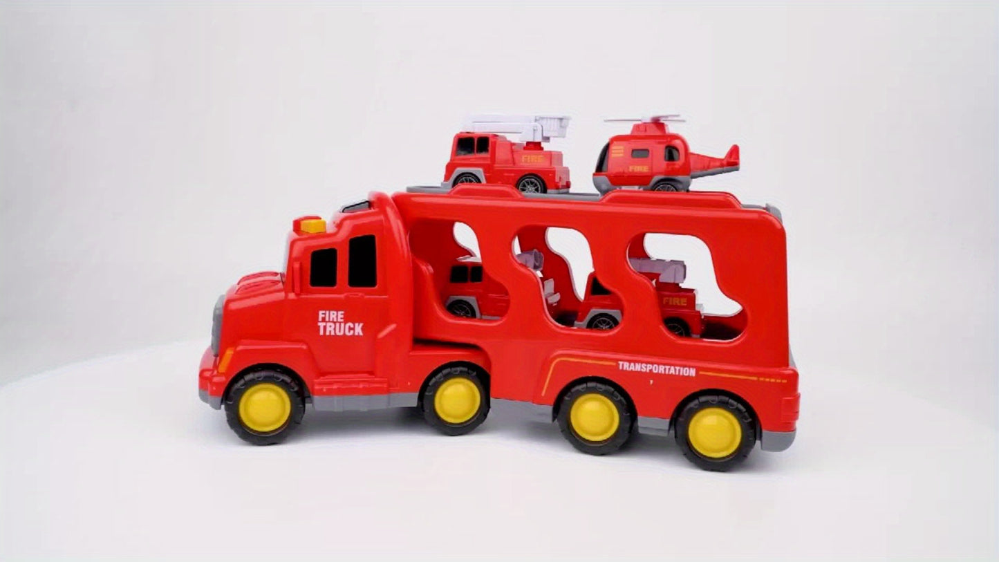 Fire Truck Toys For 3-5 Year Old Boys With Lights And Sounds