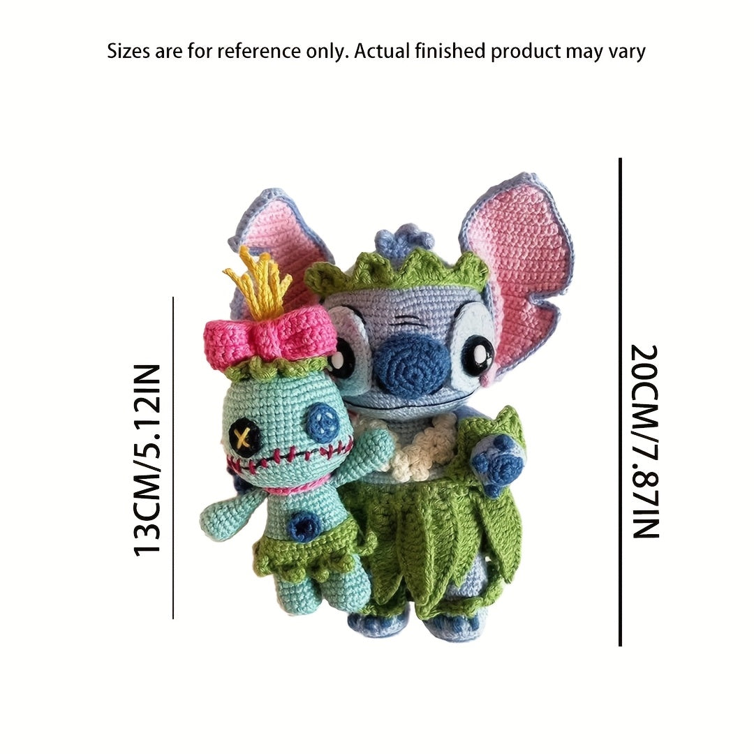 Authorized Disney Stitch Crochet Kit For Beginners 2pc Set