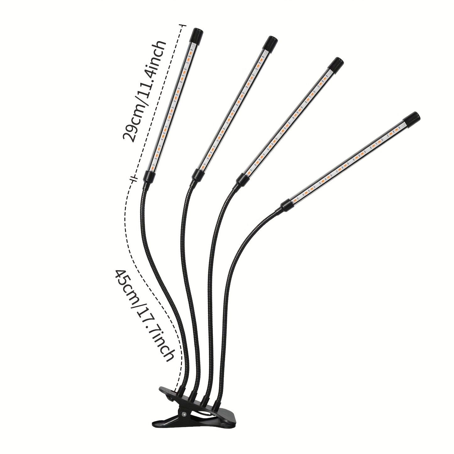 LED Plant Growth Light, Adjustable Indoor Lighting, 3 Modes
