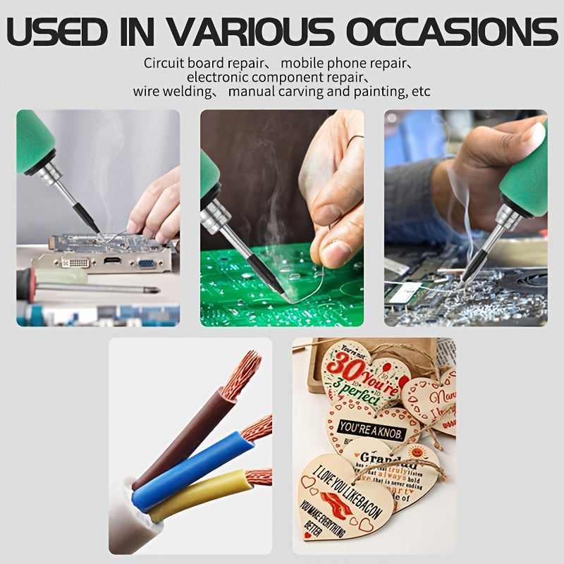 Mini USB Soldering Iron Kit With Adjustable Temperature