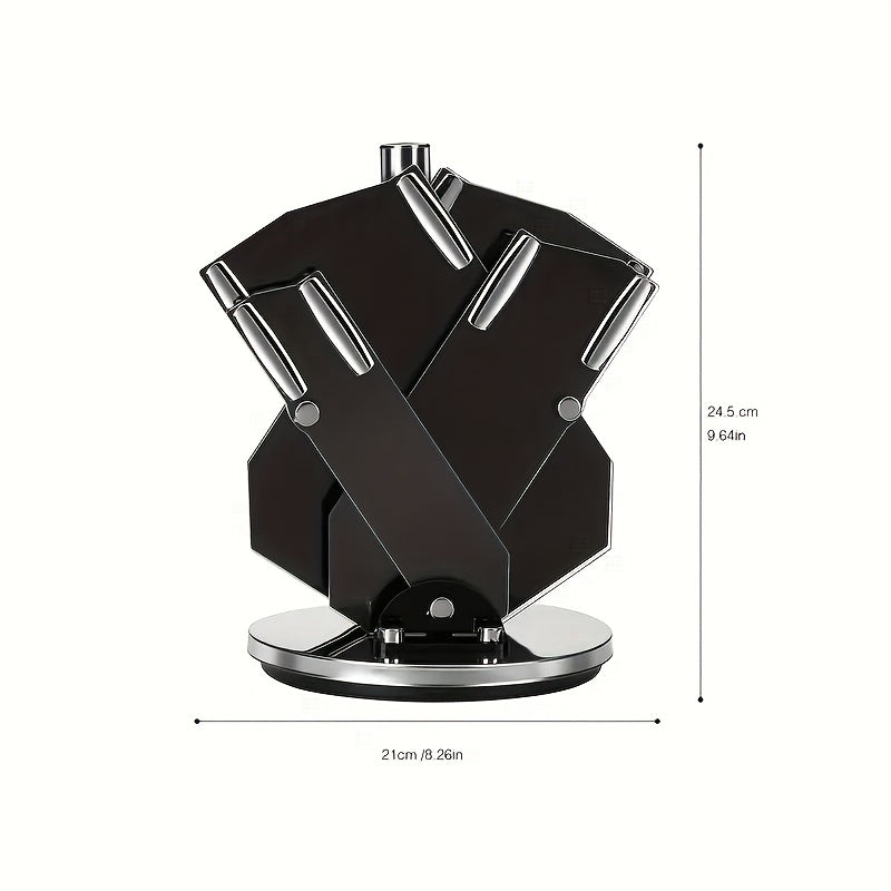 Damascus Kitchen Knife Set 7 Piece Universal Holder