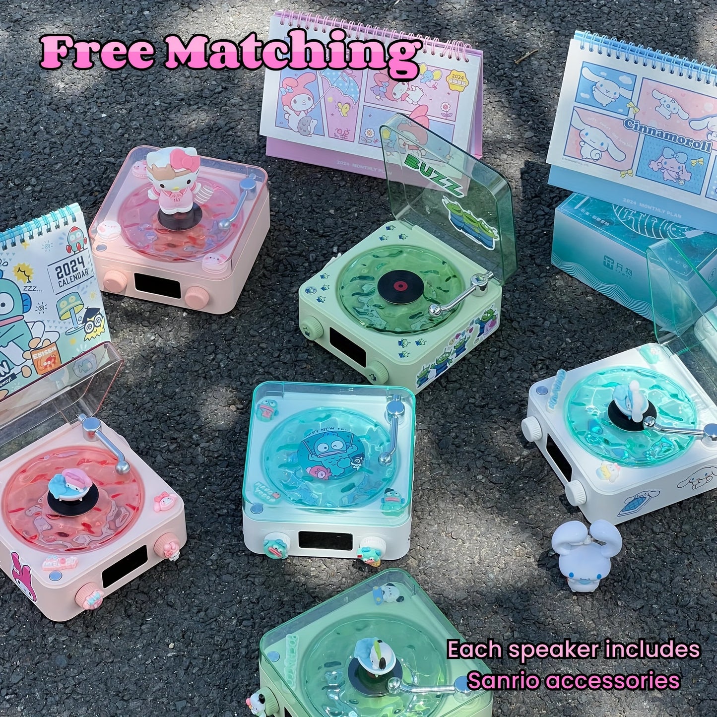 Sanrio Hello Kitty Wireless Speaker USB C Music Player