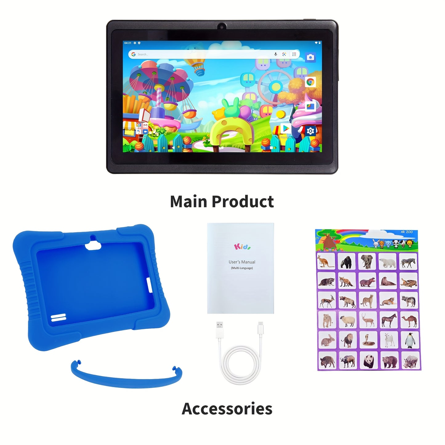 Veidoo 7 Inch Kids Tablet Android With Parental Controls