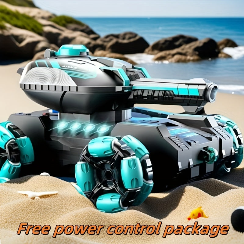 Upgraded 6 Wheel Drive Acrobatic Tank Toy for Kids
