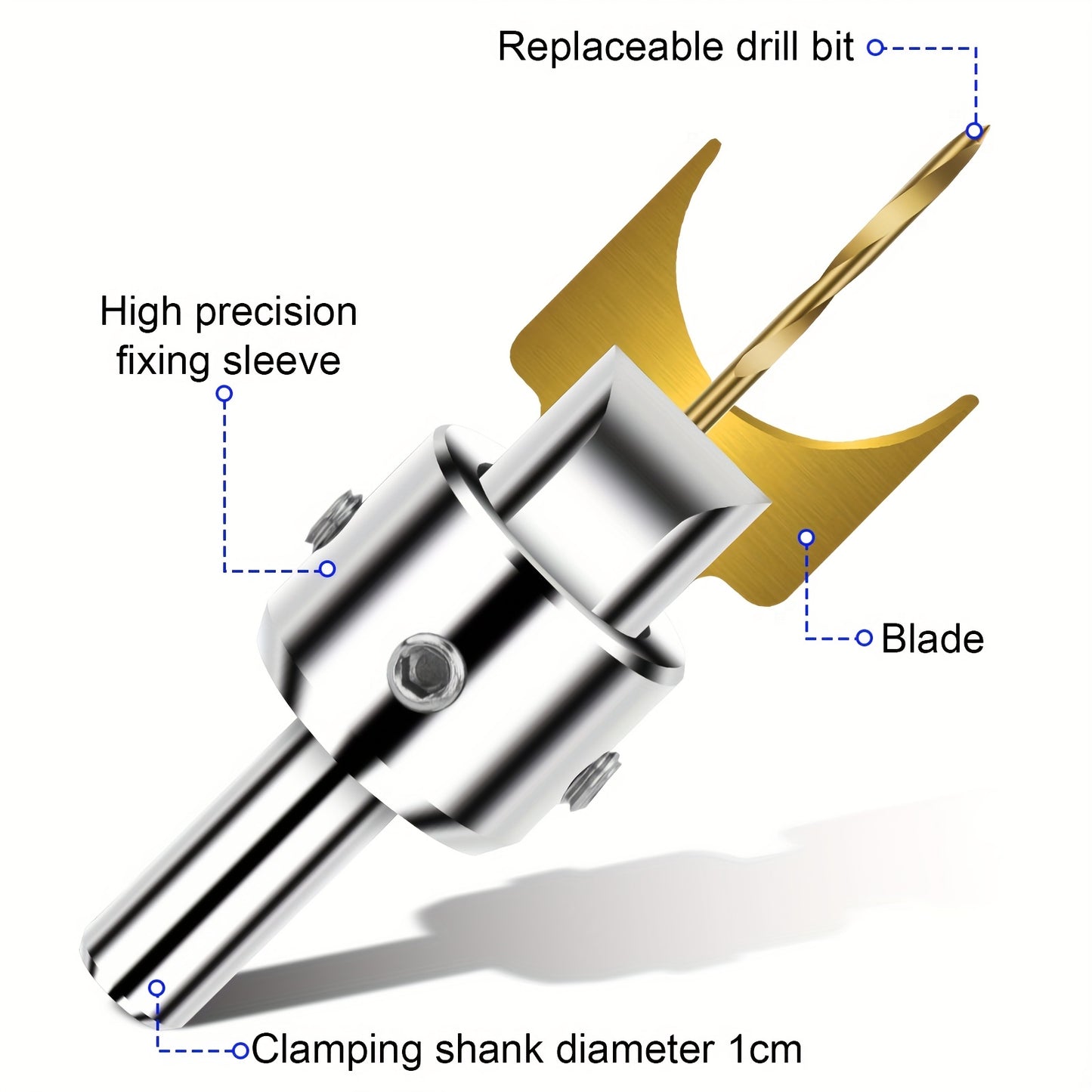 Wooden Bead Maker Drill Bit Set With Carbide Ball Blade