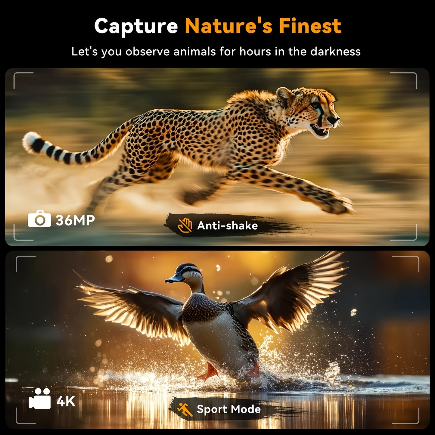 4K Night Vision Binoculars With 8X Zoom And 32GB Card