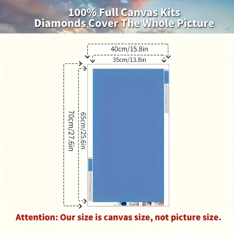 Hollywood Star 5D Diamond Painting Kit Round Canvas