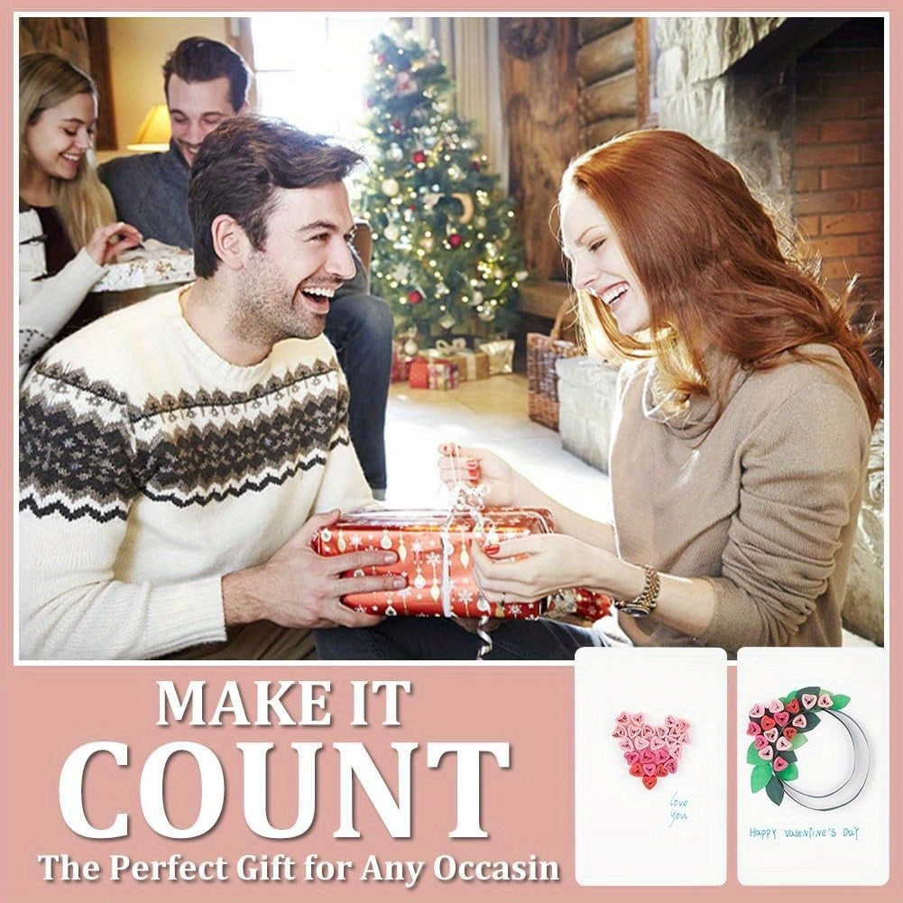 All In One Paper Quilling Kit With 36 Color Strips Tools