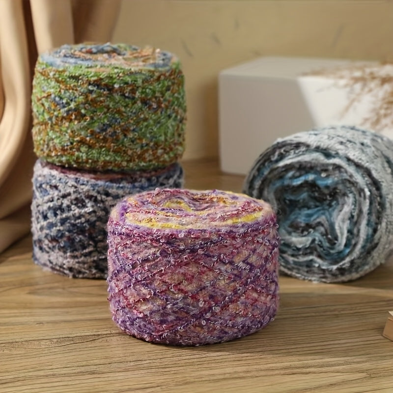 Rainbow Cake Yarn 50g Ball Beige Acrylic Knitting Crochet