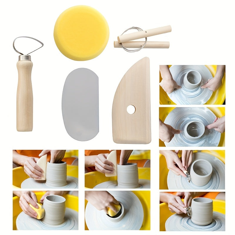 40 Piece Ceramic Tool Kit For Wood Carving And Pottery Art