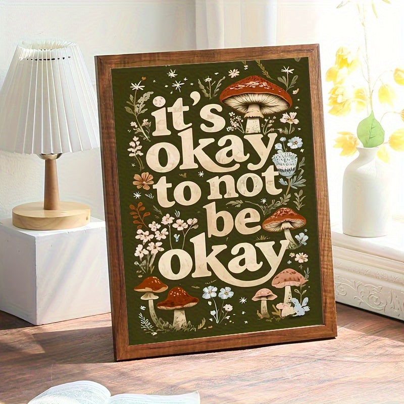 5D Diamond Painting Round Frameless Letter DIY 30x40