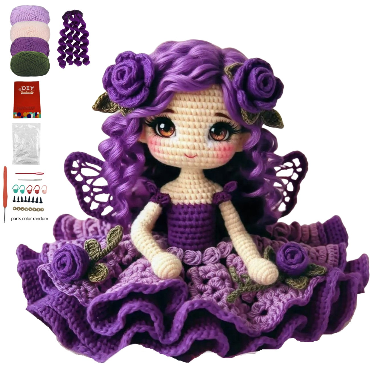 Beginner Crochet Kit Amigurumi Dolls Set With Step By Step