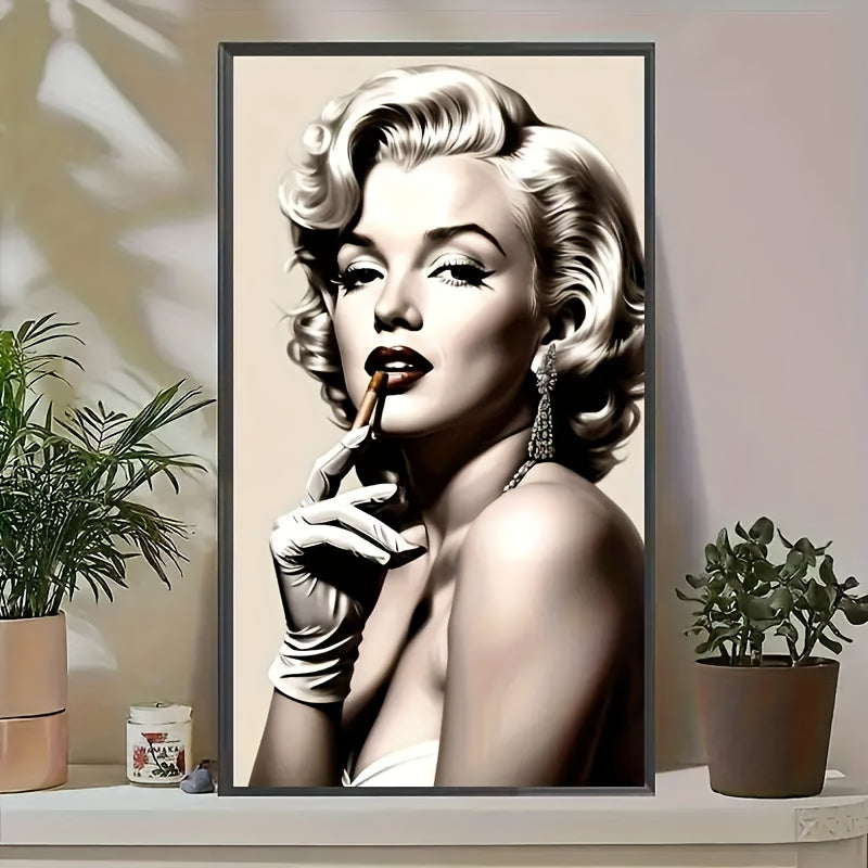 Hollywood Star 5D Diamond Painting Kit Round Canvas