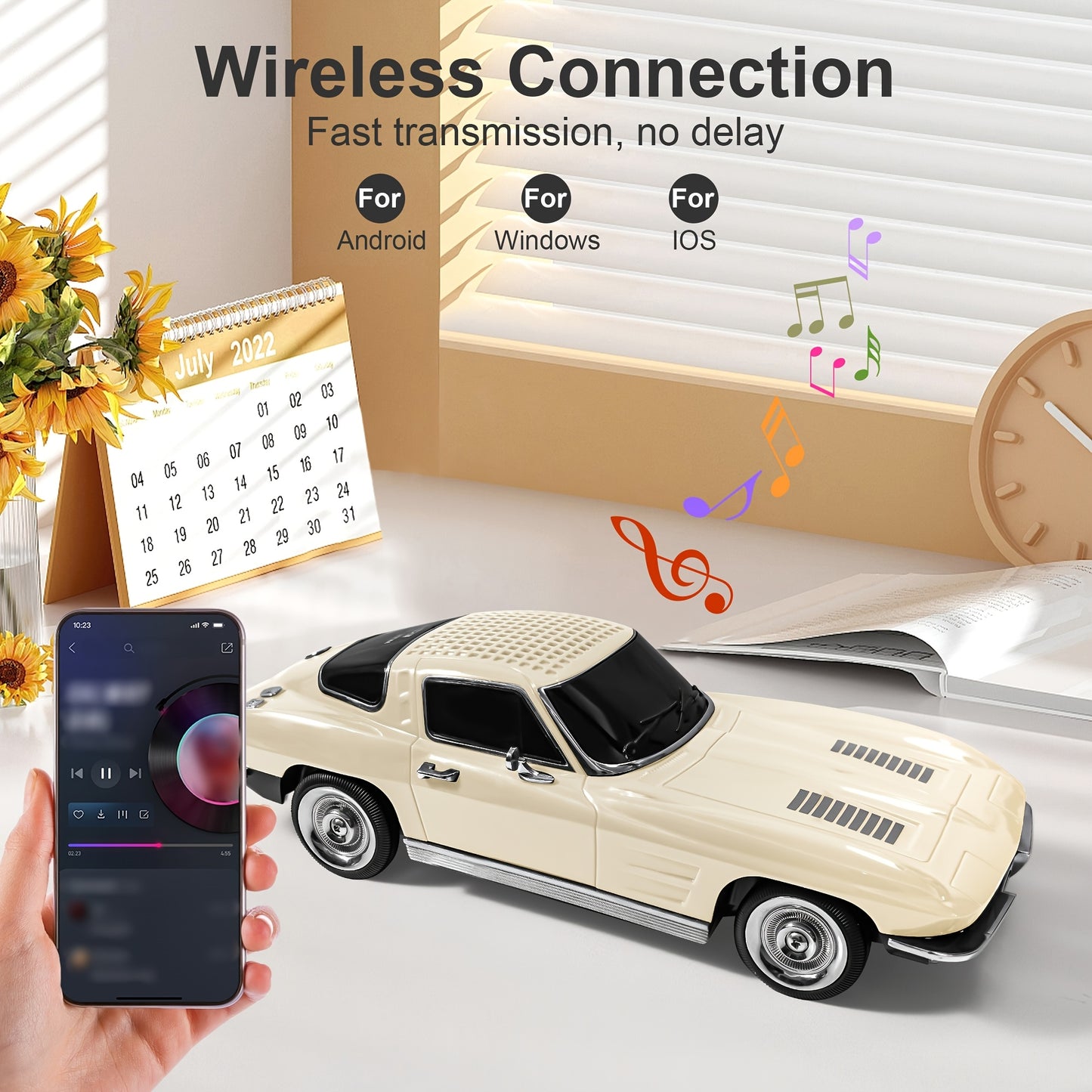 Newly Upgraded Portable Retro Wireless Speaker Five Colors
