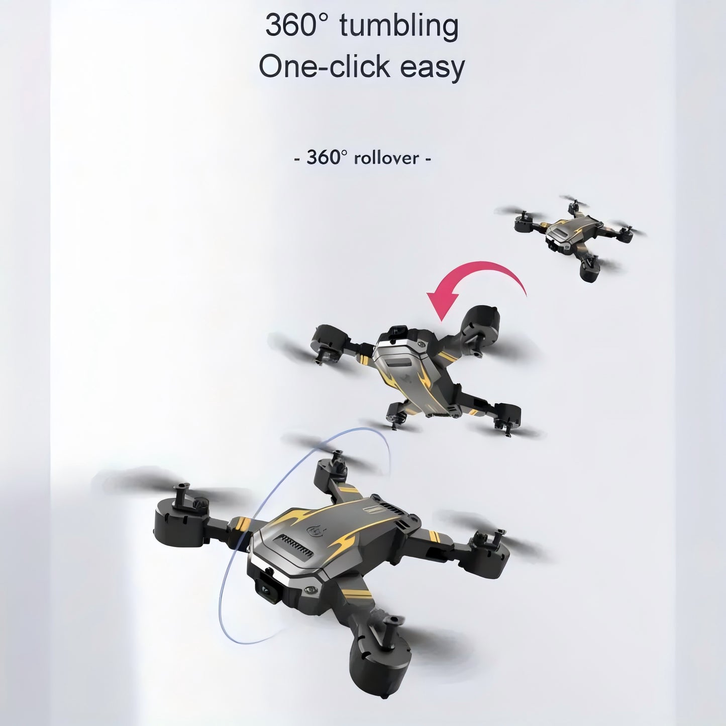 HD Dual Camera WiFi FPV Foldable Drone with 2 Batteries