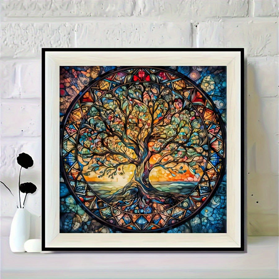 Frameless Diamond Painting Set 5D Round Mosaic Wall Art