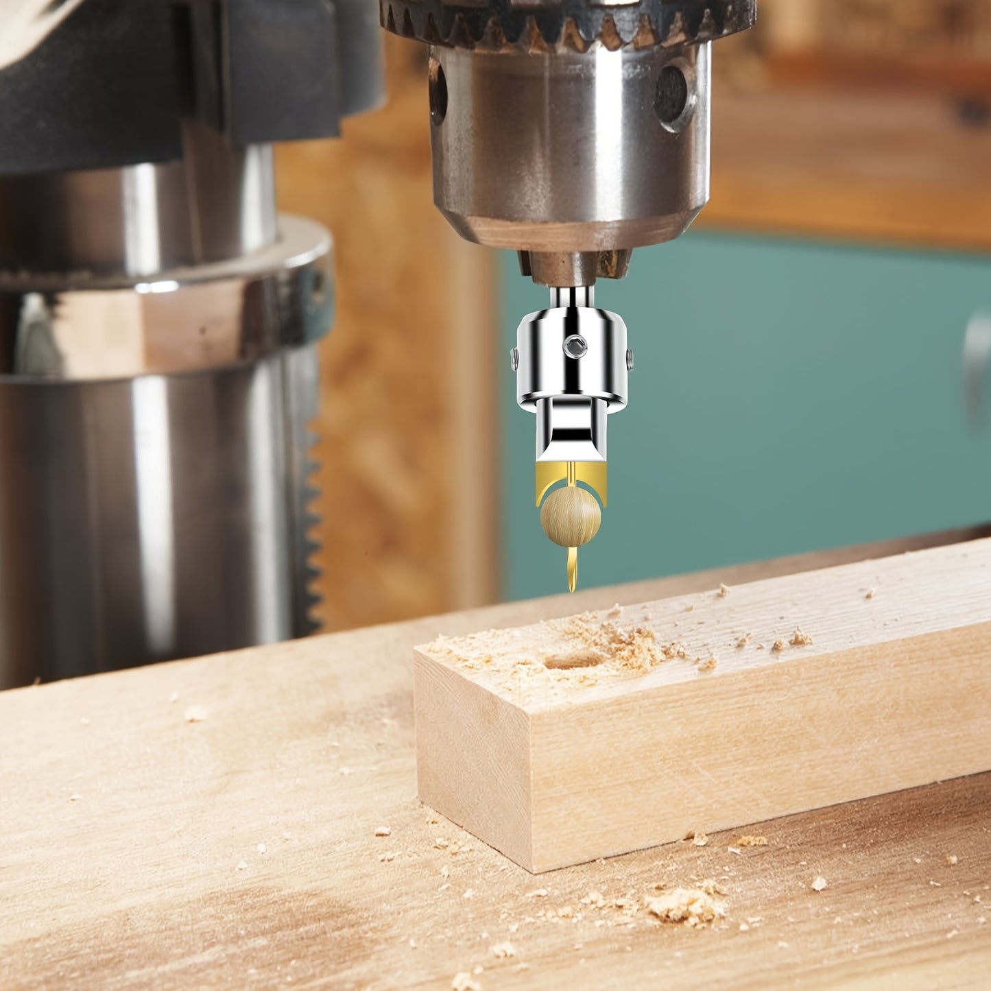 Wooden Bead Maker Drill Bit Set With Carbide Ball Blade