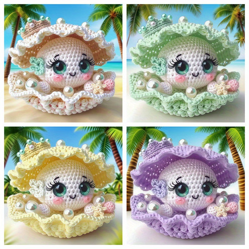 Complete Crochet Kit For Amigurumi Elf With Pre Made Yarn