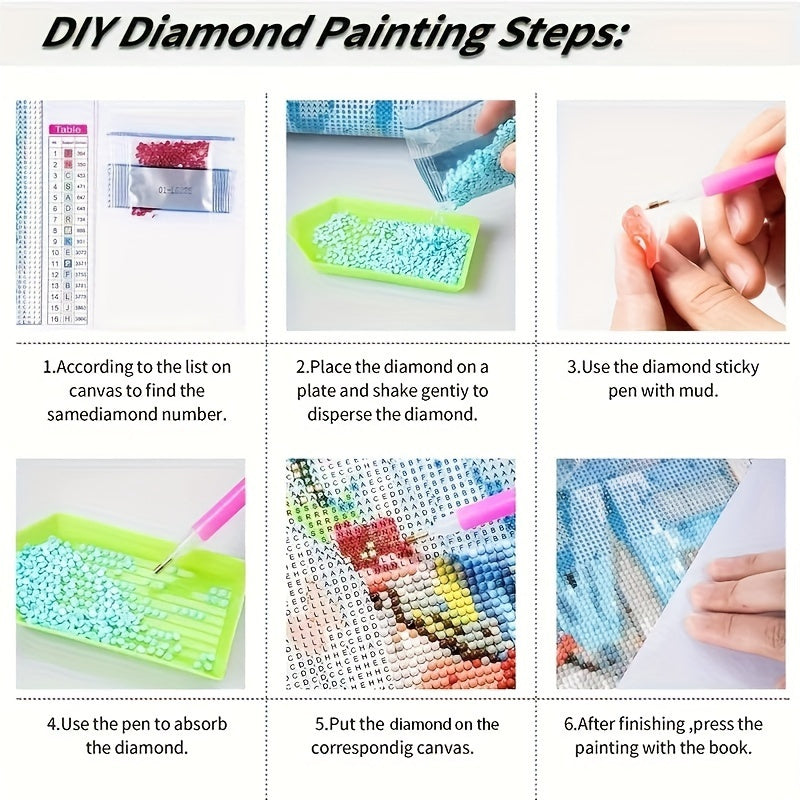 DIY 5D Diamond Painting Kit Frameless Avatar 50x50cm Art