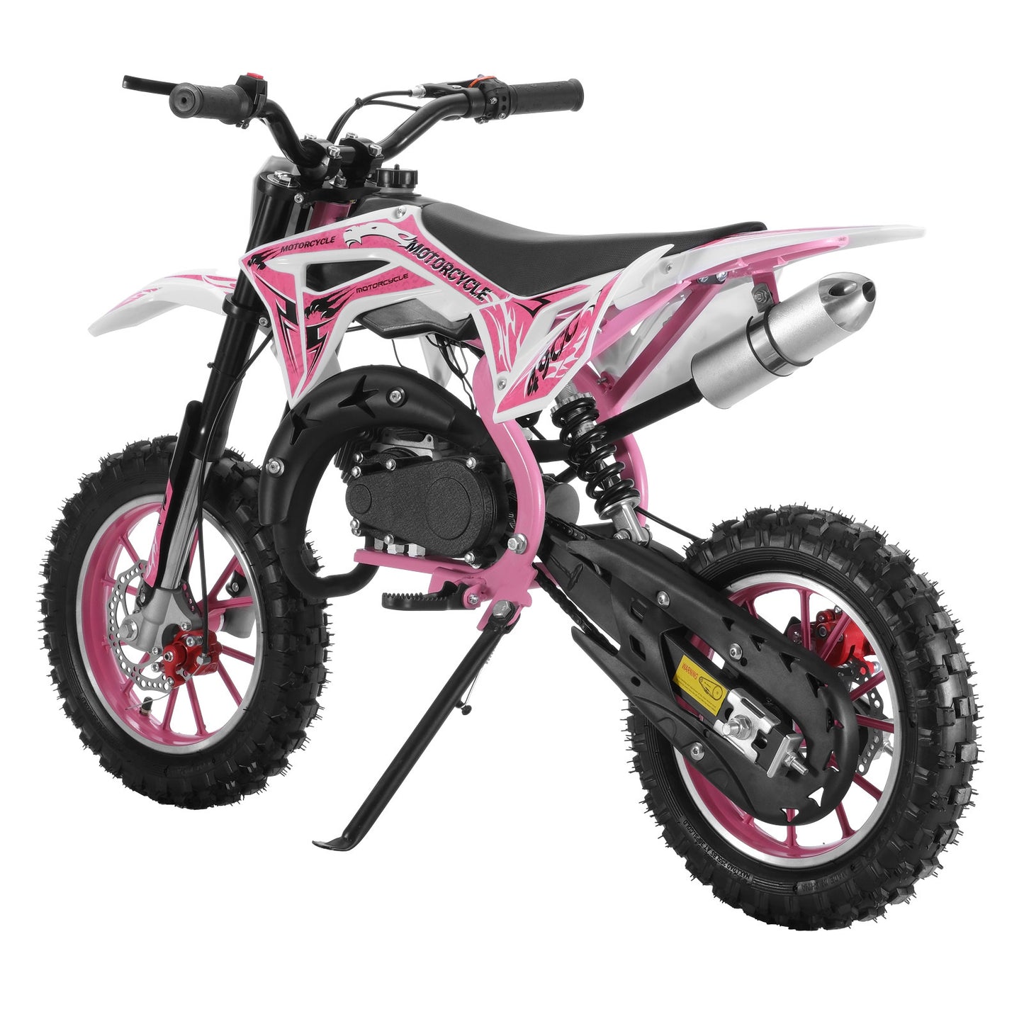 Gas-Powered Red 49cc 2-Stroke Kids Mini Motocross Bike